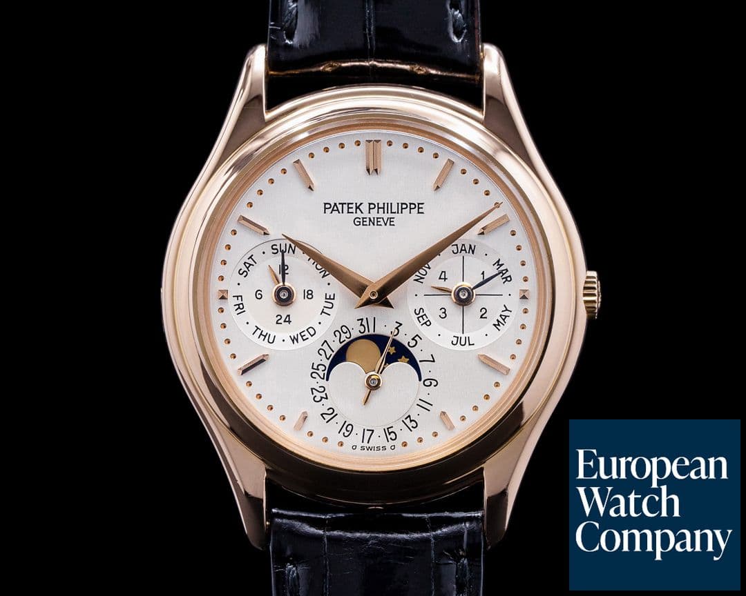 Image of Patek Philippe Perpetual Calendar 3940R Rose Gold Silver Dial 