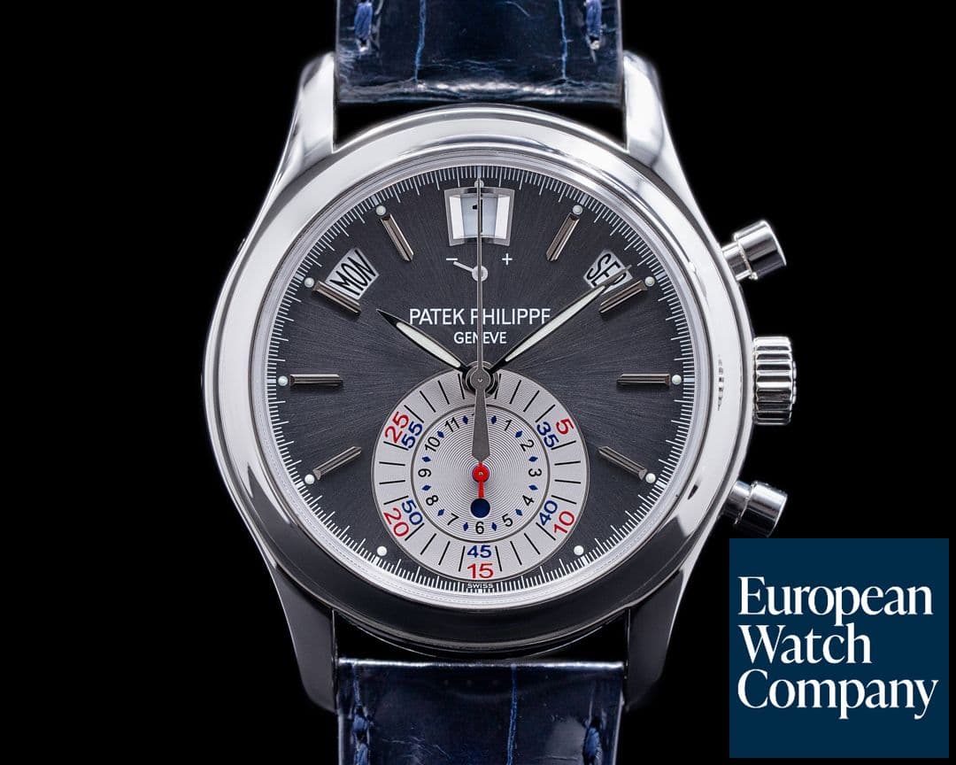 Image of Patek Philippe Annual Calendar 5960P Chronograph Platinum Grey Dial 