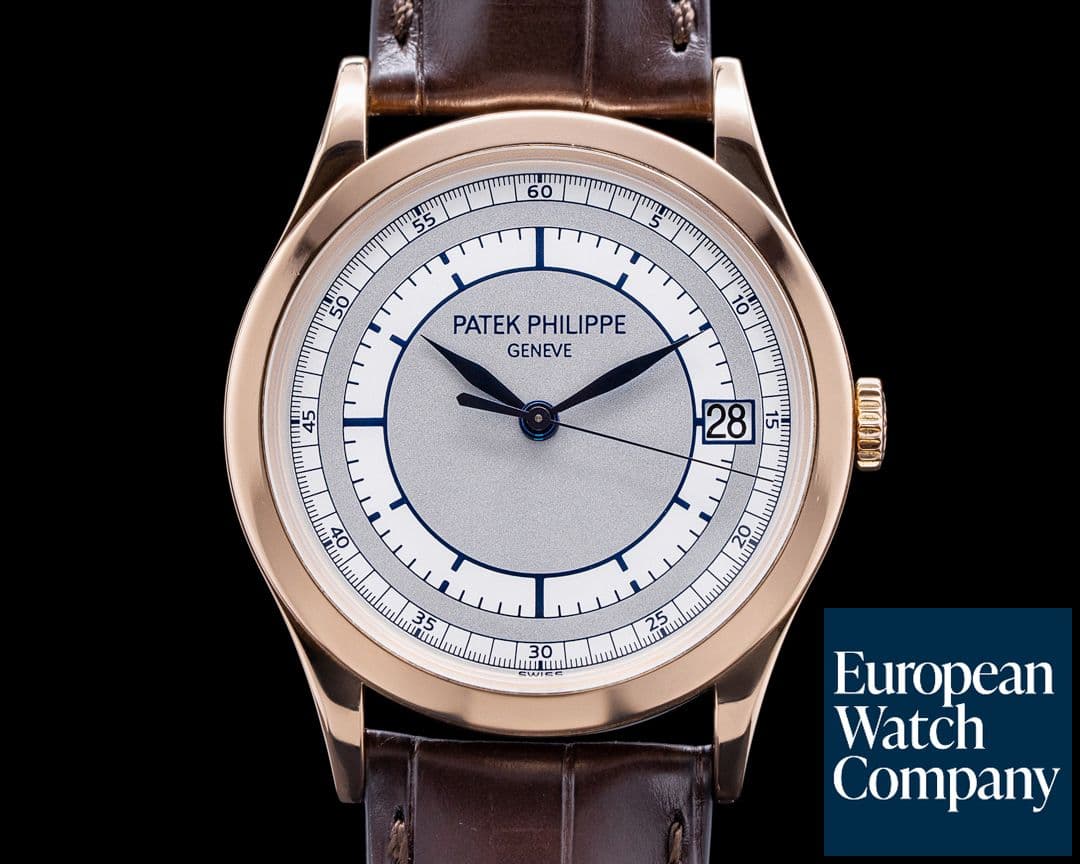 Image of Patek Philippe Calatrava 5296R 18K Rose Gold Sector Dial