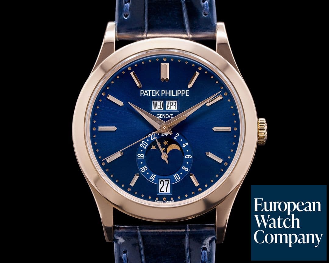 Image of Patek Philippe Annual Calendar 5396R Rose Gold Blue Dial