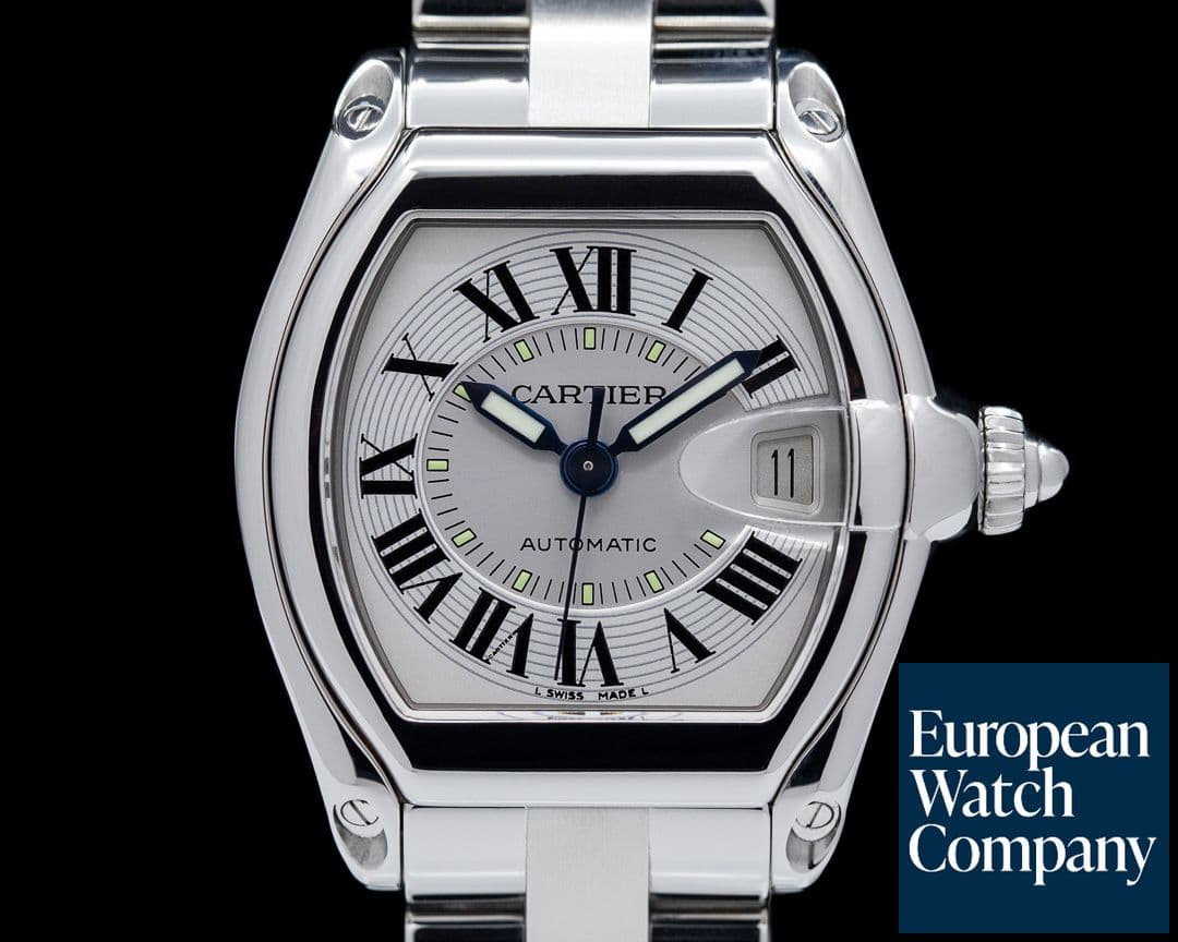 Image of Cartier Roadster Silver Dial SS 38MM
