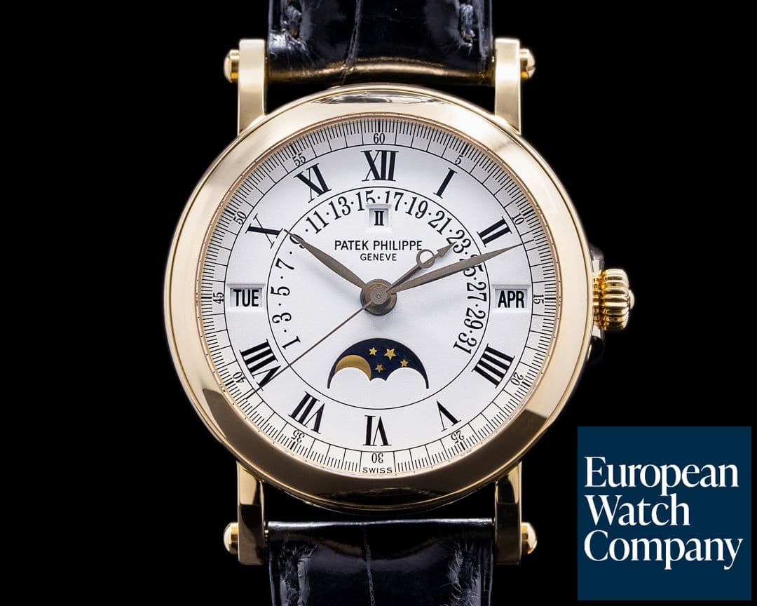 Image of Patek Philippe Retrograde 5059J Perpetual Calendar 18K Yellow Gold FULL SET 