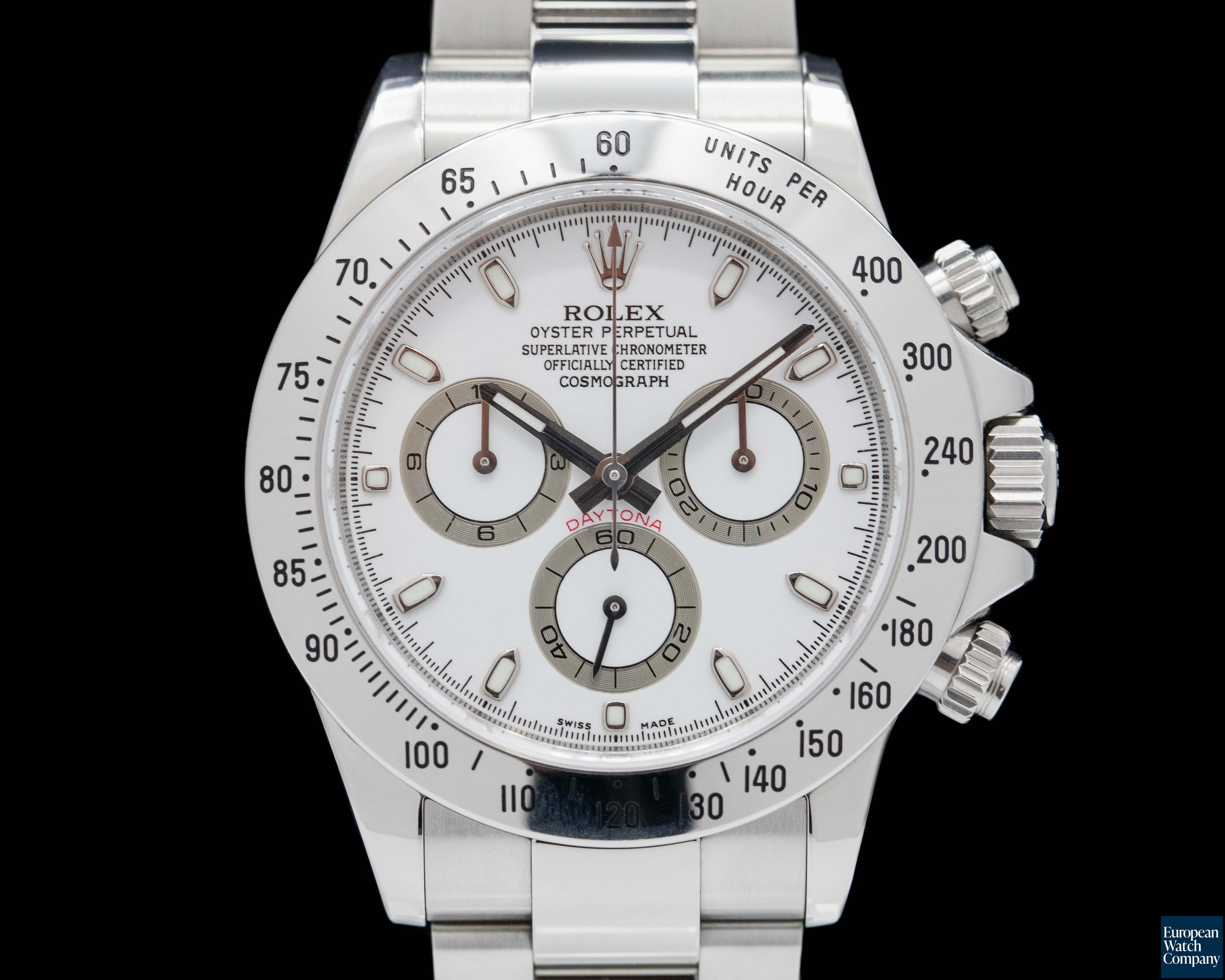 Image of Rolex Daytona 116520 White Dial SS FULL SET
