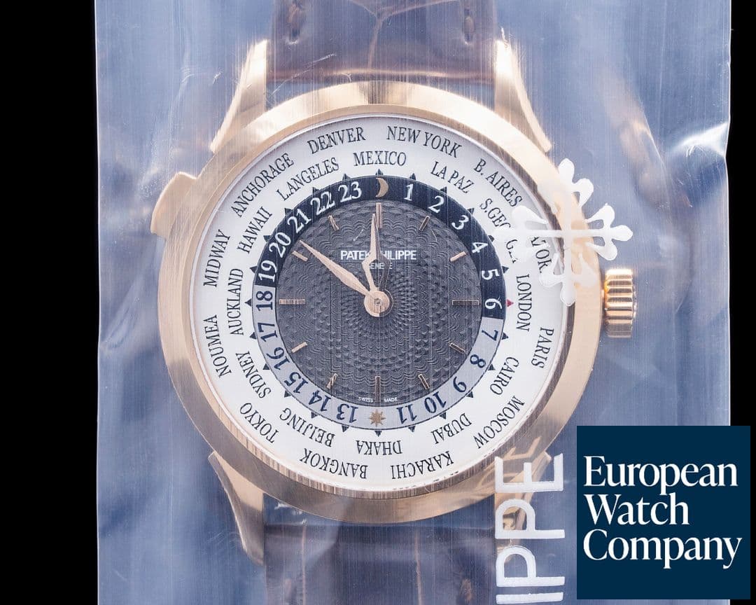 Image of Patek Philippe World Time 5230R 18k Rose Gold SEALED