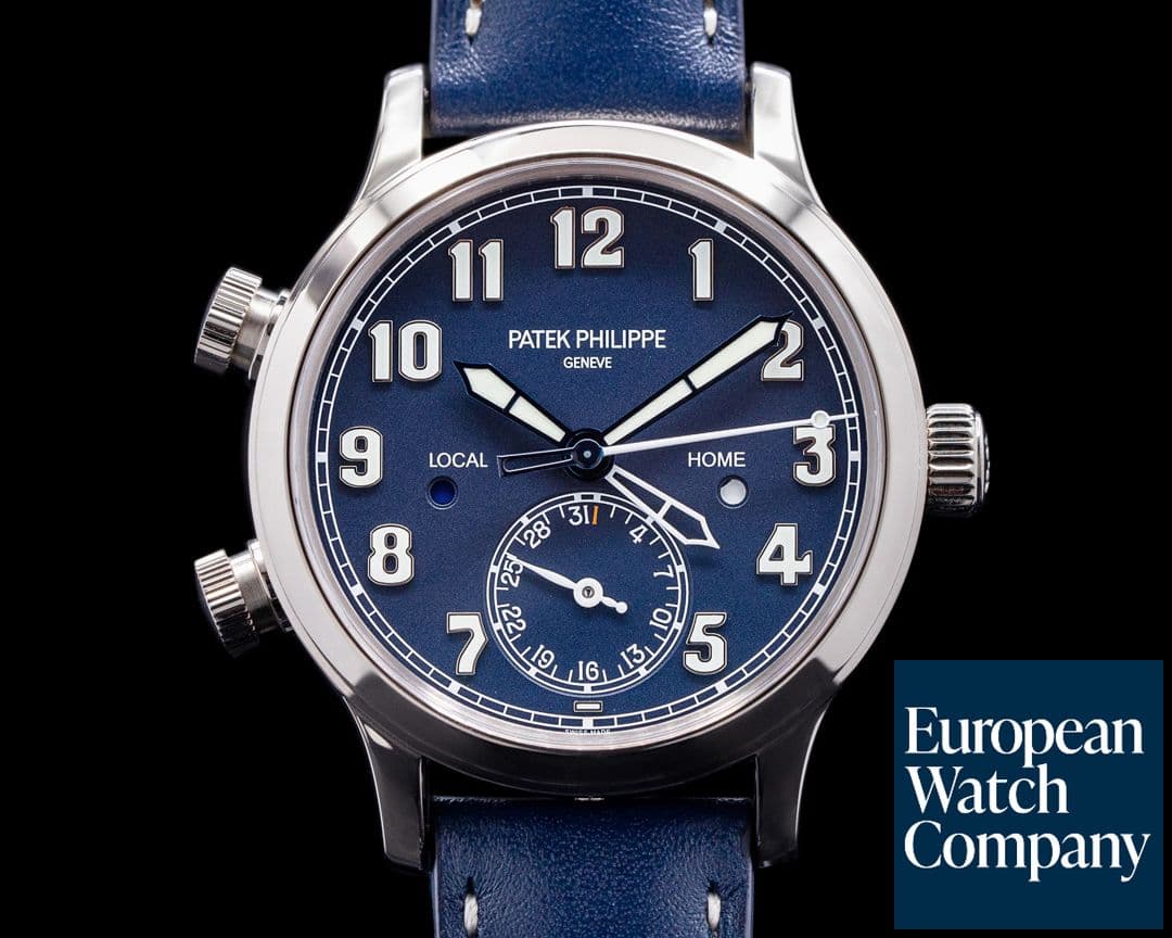 Image of Patek Philippe Mid Size 7234G Calatrava Pilot Travel Time 