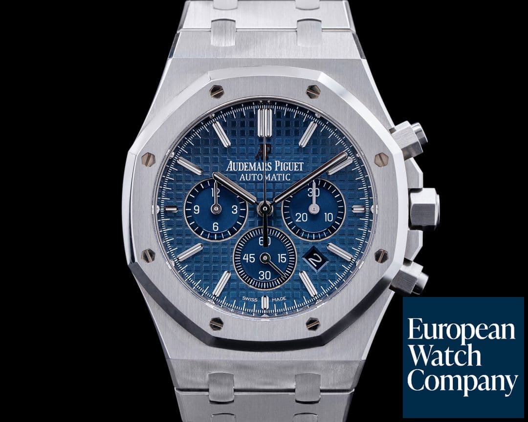 Image of Audemars Piguet Royal Oak Chronograph BLUE DIAL "BOUTIQUE" SS 41MM 