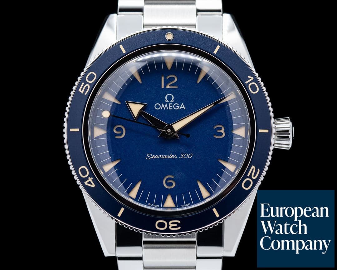 Image of Omega Omega SeaMaster 300M Blue Dial Blue Bezel Co-Axial 41MM