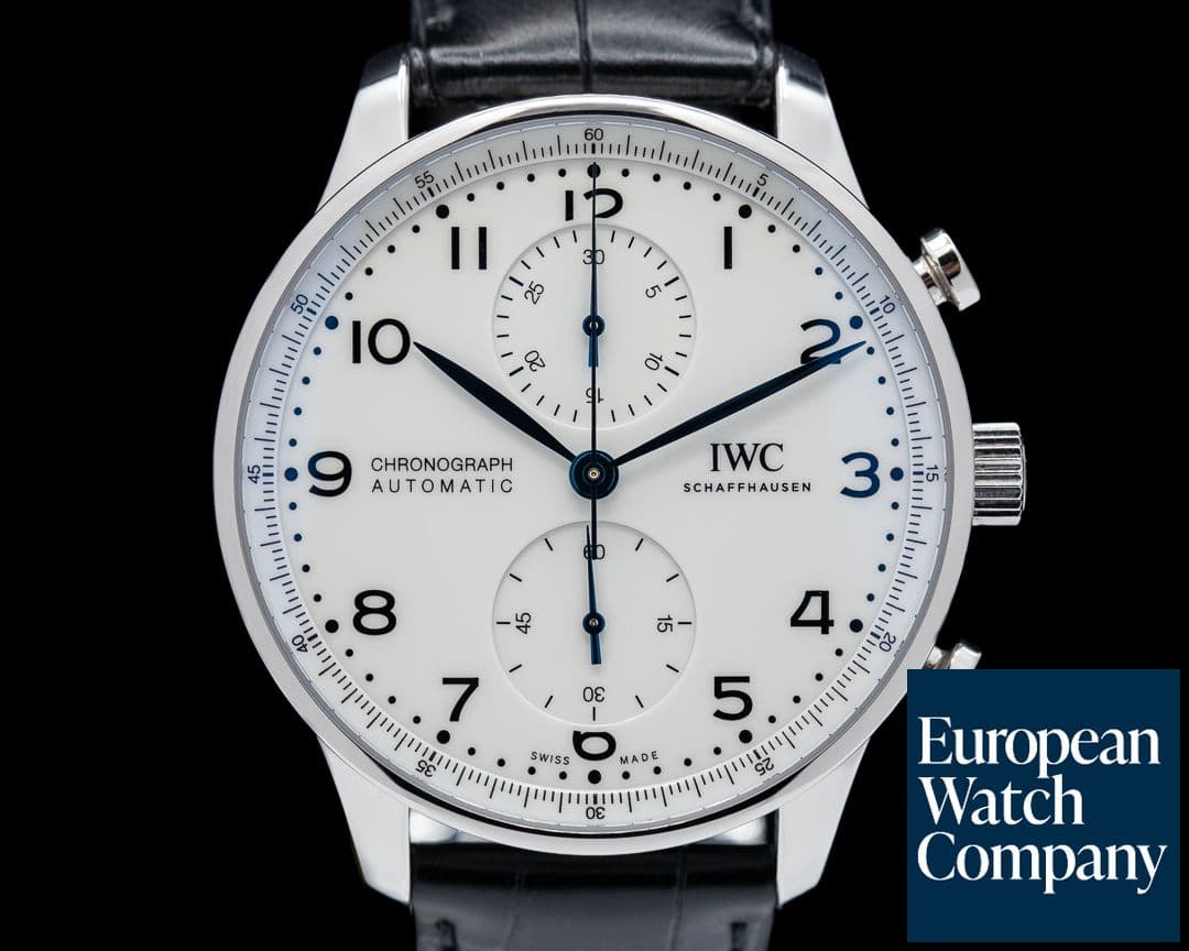 Image of IWC Portuguese Chronograph SS Lacquered Dial 150th Anniversary Limited