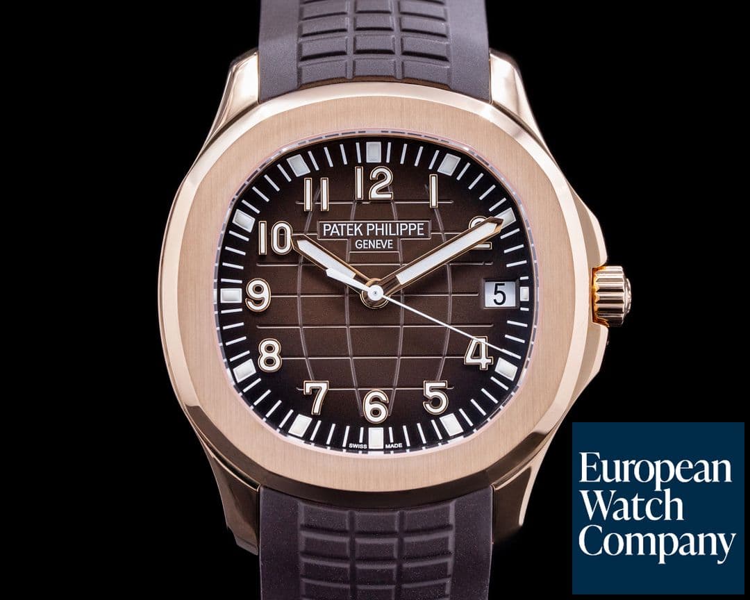 Image of Patek Philippe Aquanaut 18K 5167R Rose Gold / Brown Dial 