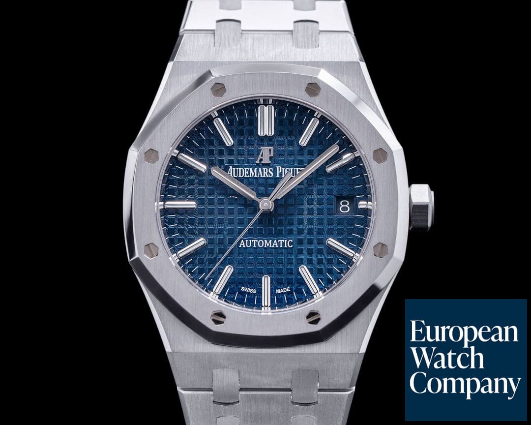 Image of Audemars Piguet Royal Oak 15450ST Blue Dial SS FULL SET