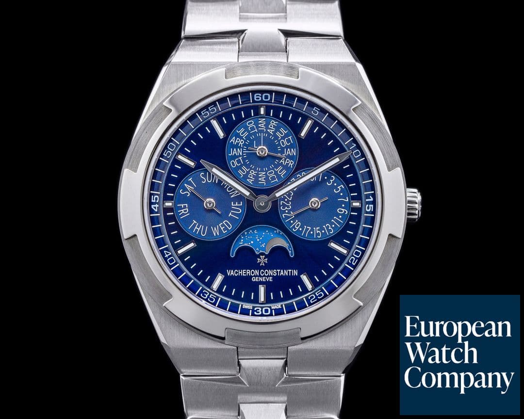 Image of Vacheron Constantin Overseas 4300v Perpetual Calendar Ultra-Thin Blue Dial 18k 