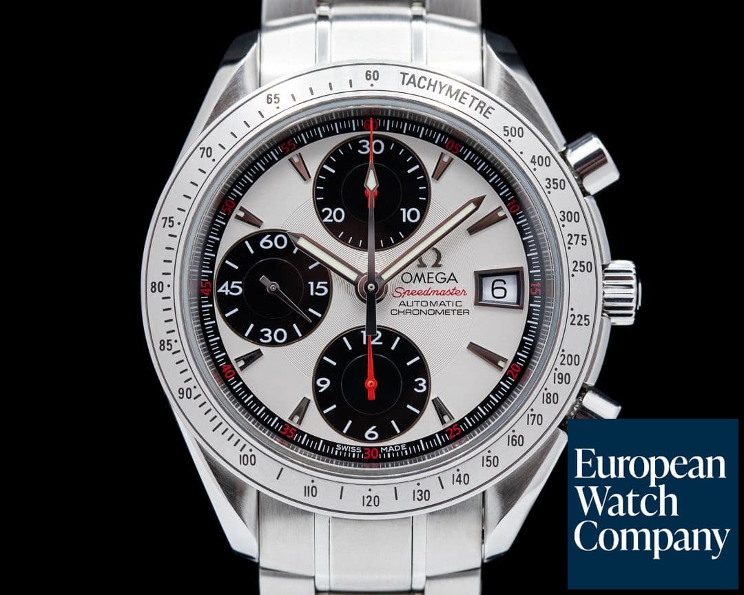 Image of Omega Speedmaster Chronograph Silver Dial SS Bracelet