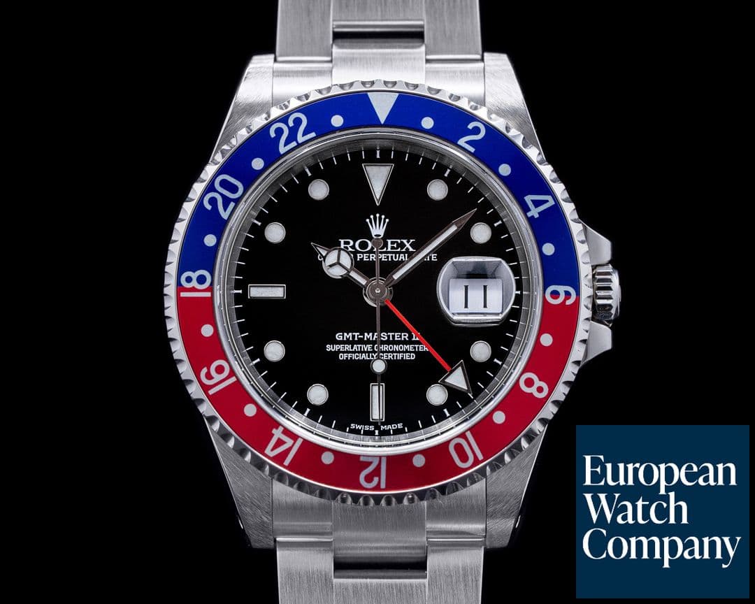 Image of Rolex GMT Master II SS Red / Blue Pepsi Bezel 