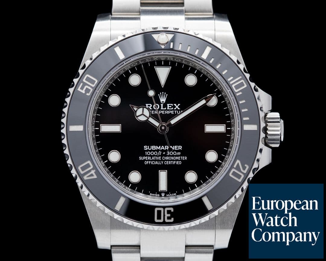 Image of Rolex Submariner 124060 No Date Ceramic Bezel 41MM 2020
