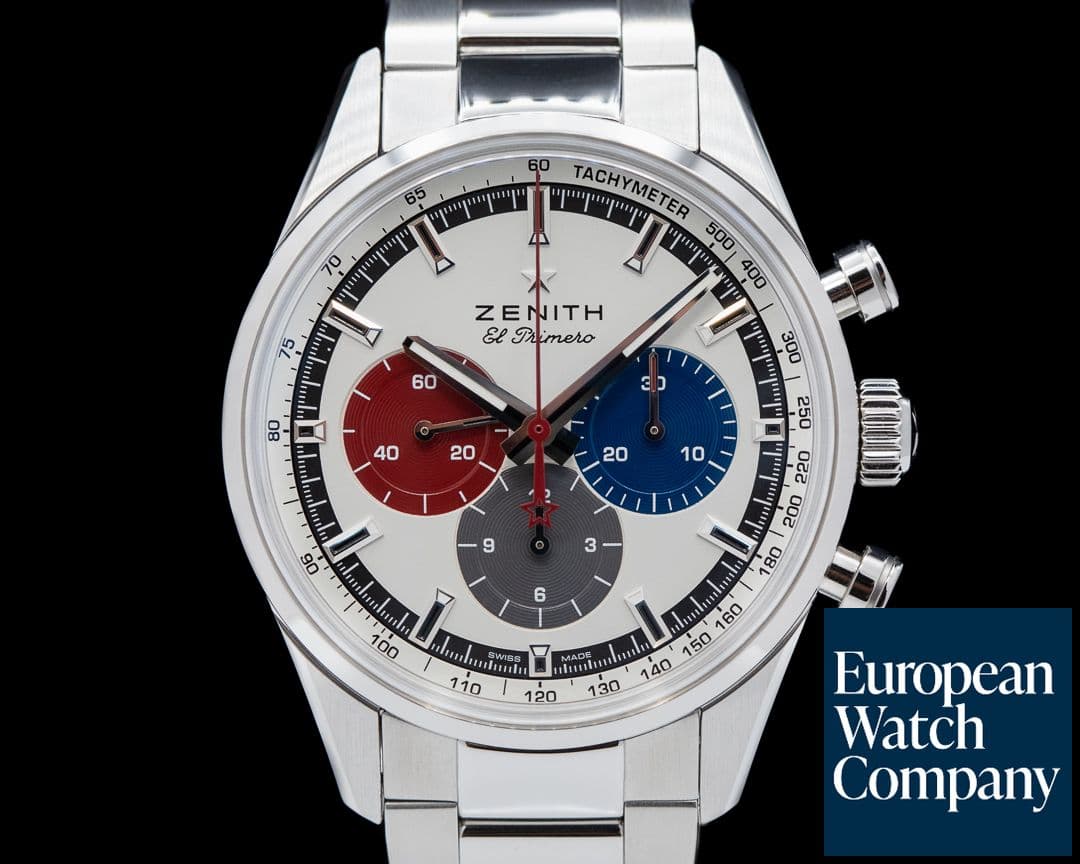 Image of Zenith El Primero Chronograph Tri Color "Final Edition" LIMITED RARE UNWORN
