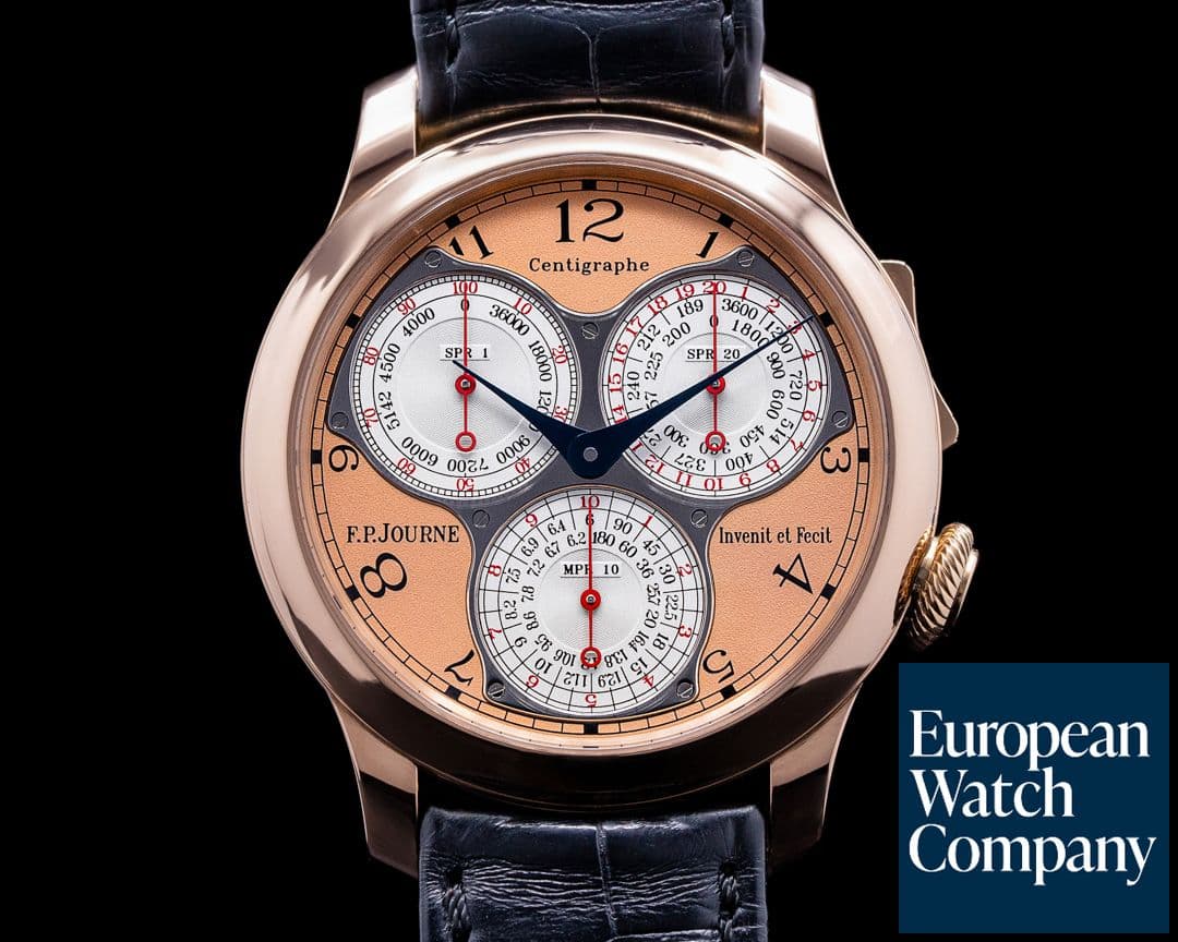 Image of F. P. Journe Centigraphe Souverain 18K Rose Gold Rose Dial 