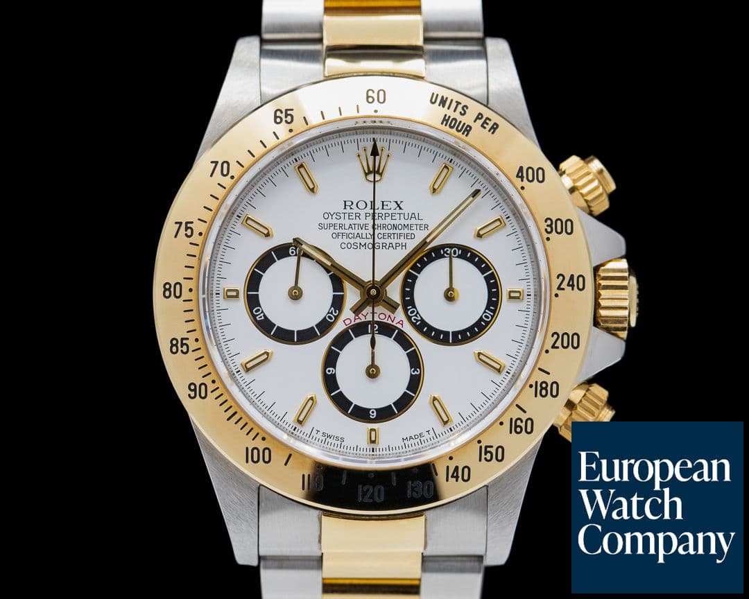 Image of Rolex Zenith Daytona Cosmograph 18K Yellow Gold / SS Amazing Full Set