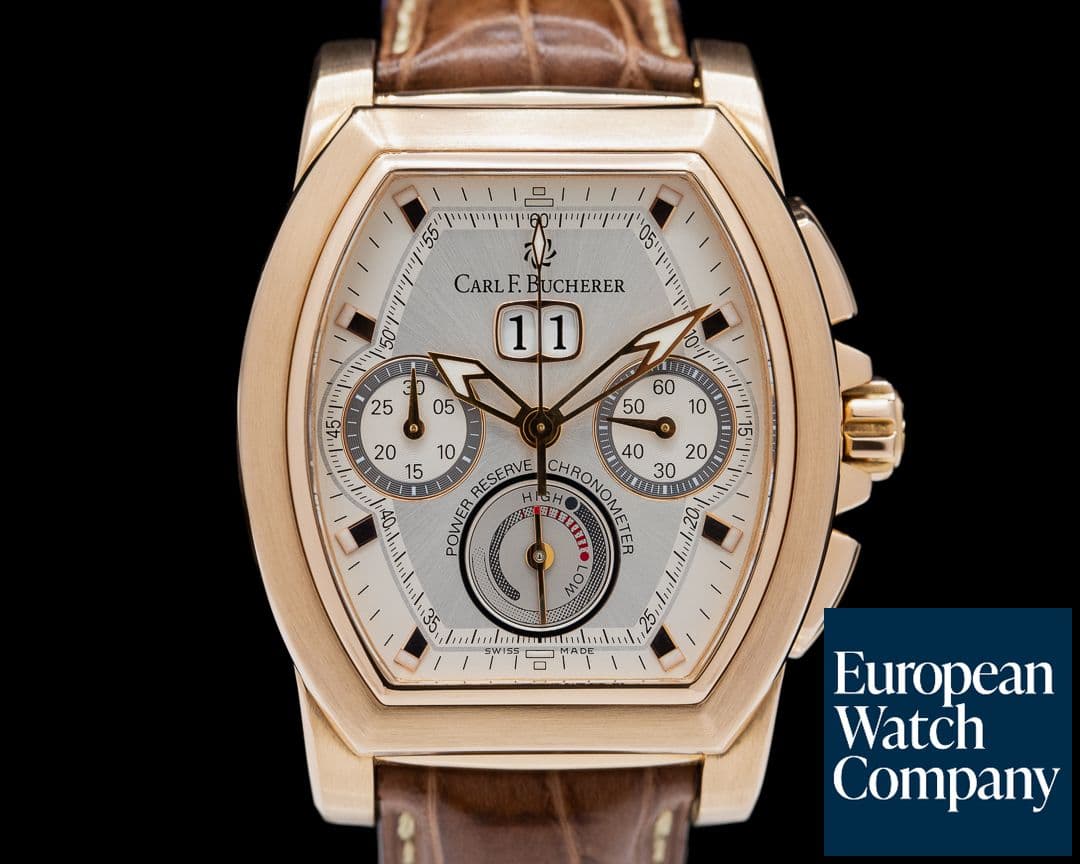 Image of Carl. F Bucherer Patravi T. Graph 18k Rose Gold/Deployant Buckle 
