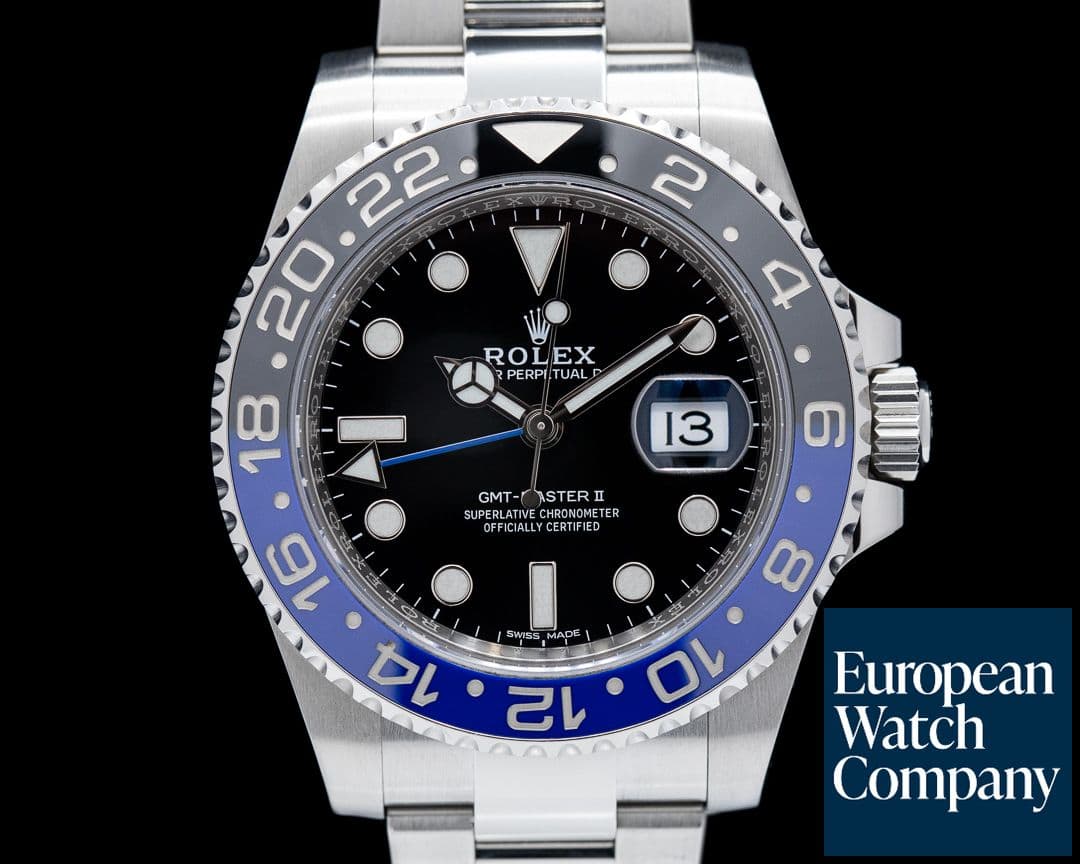 Image of Rolex GMT Master II 116710 Ceramic "Batman" SS