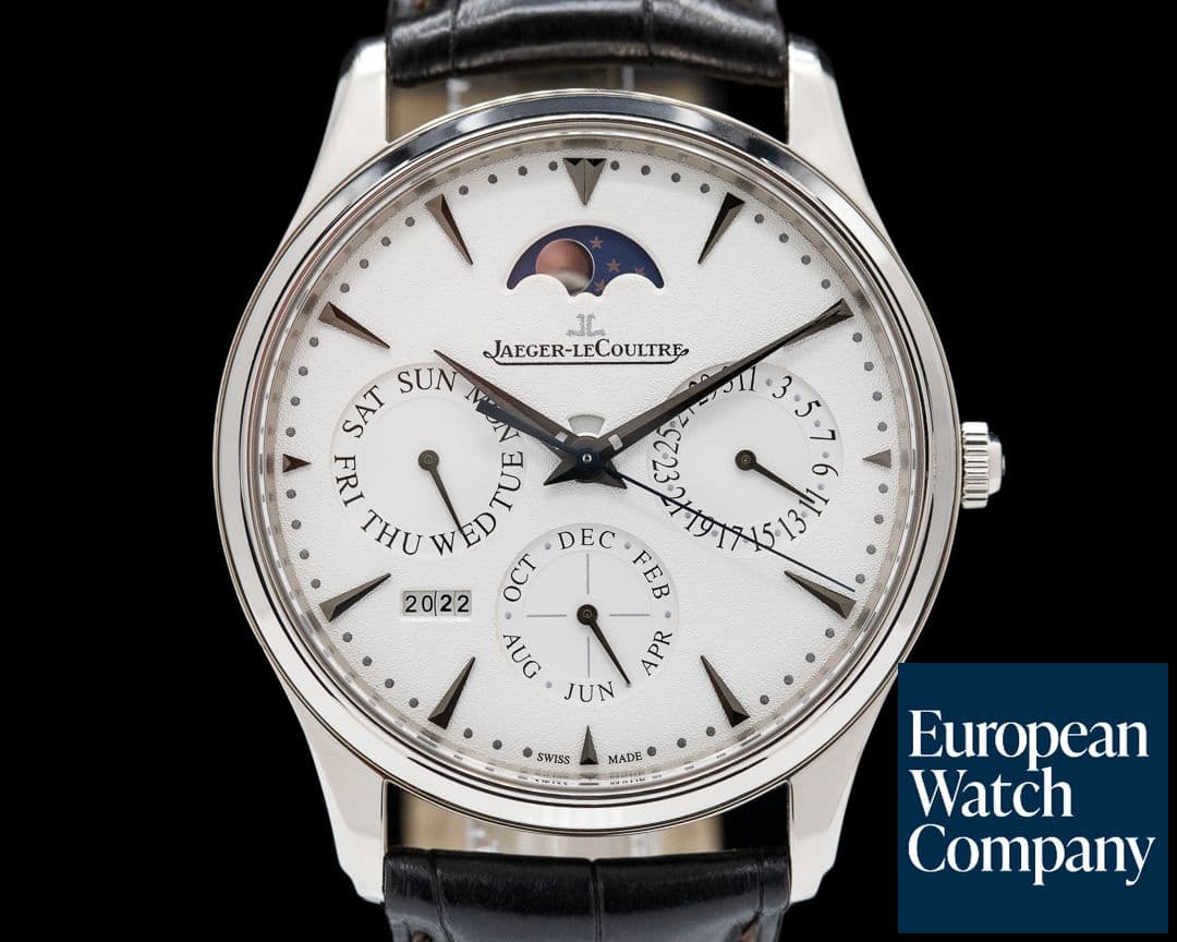 Image of Jaeger LeCoultre Master Ultra Thin Perpetual Calendar 18k White Gold