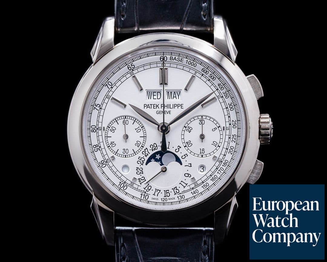 Image of Patek Philippe Perpetual Calendar Chronograph 5270G "No Chin" White Dial FULL SET 