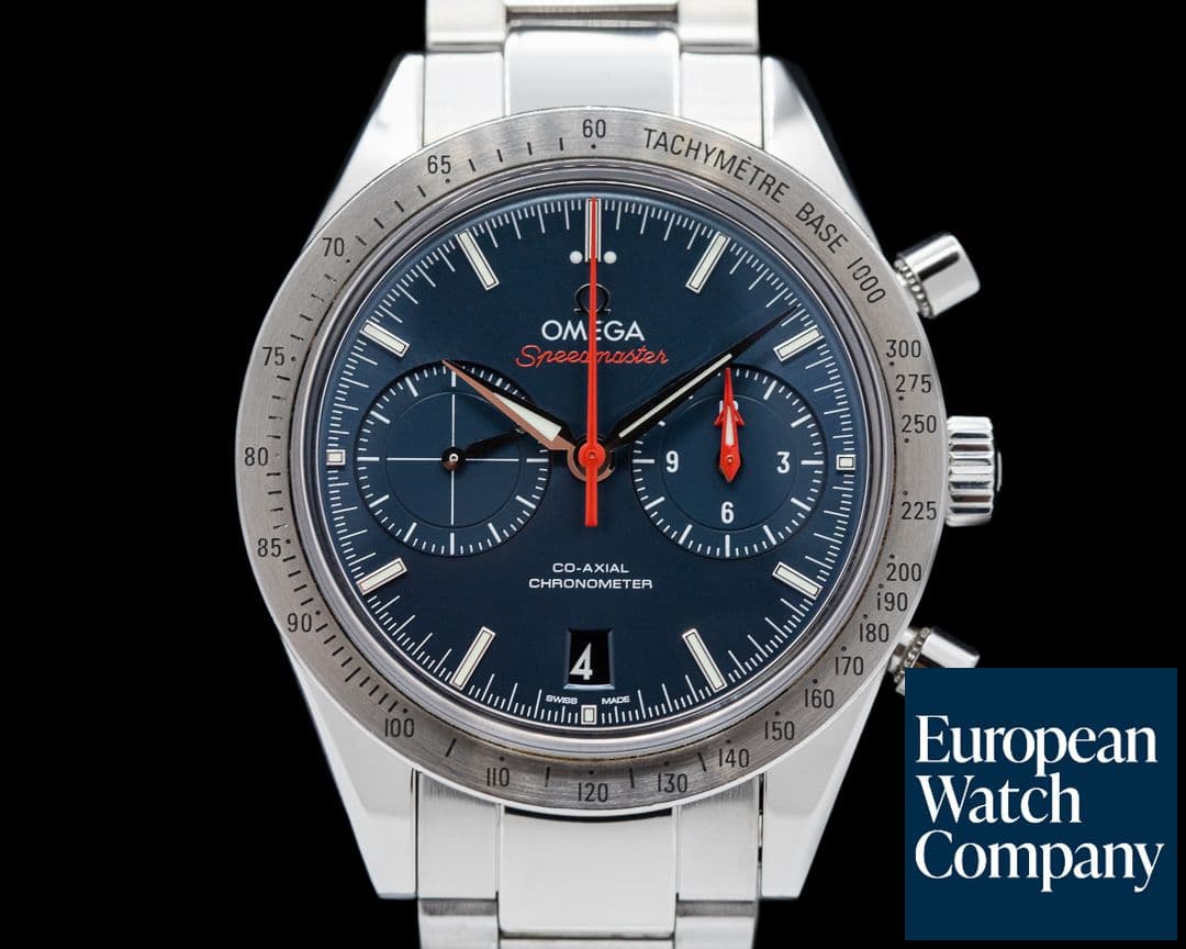 Image of Omega Speedmaster 57 Co-Axial SS Blue Dial