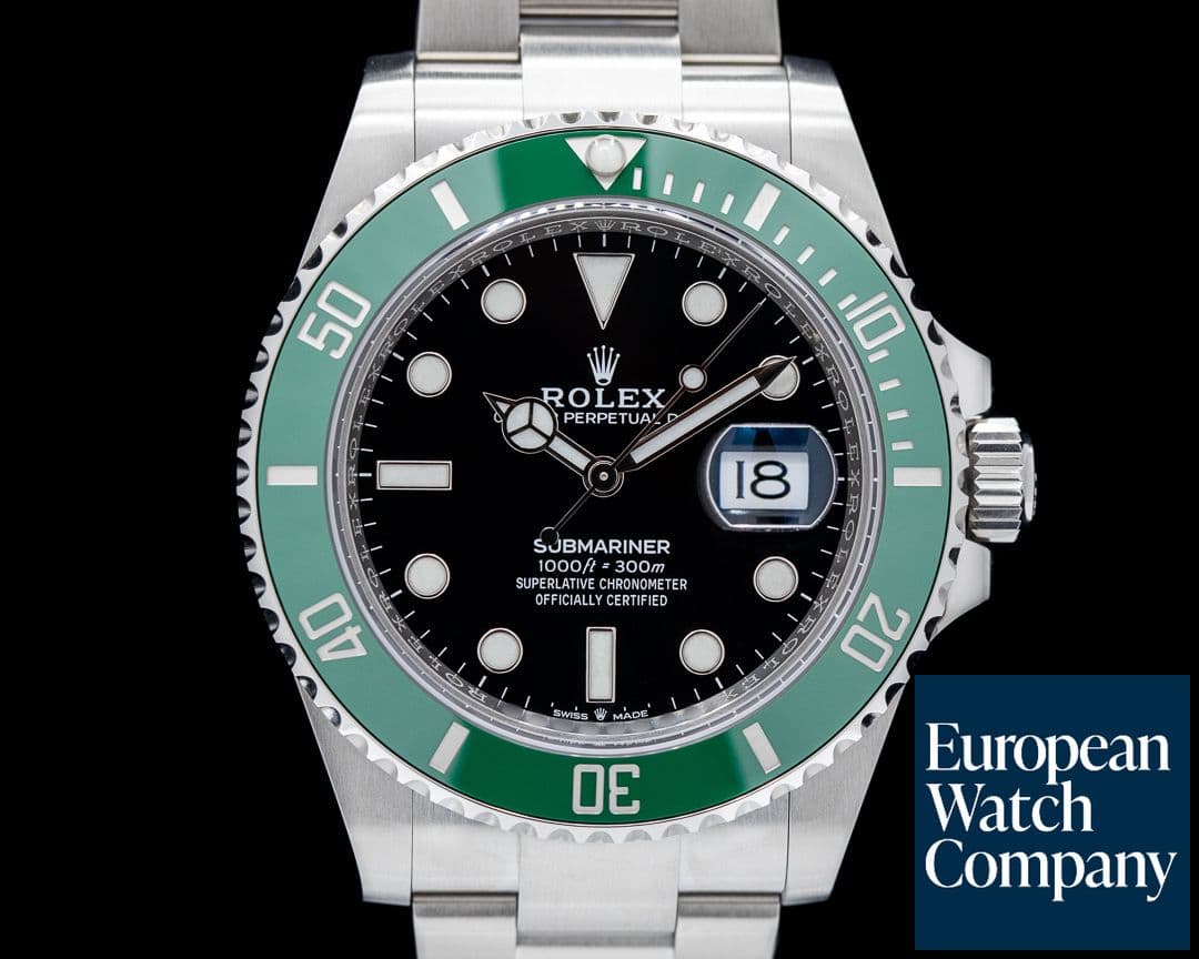 Image of Rolex Submariner Date 126610LV Kermit GREEN Ceramic Bezel UNWORN 2022