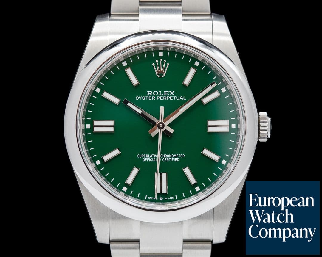 Image of Rolex Oyster Perpetual 124300 41mm SS / Green Dial UNWORN