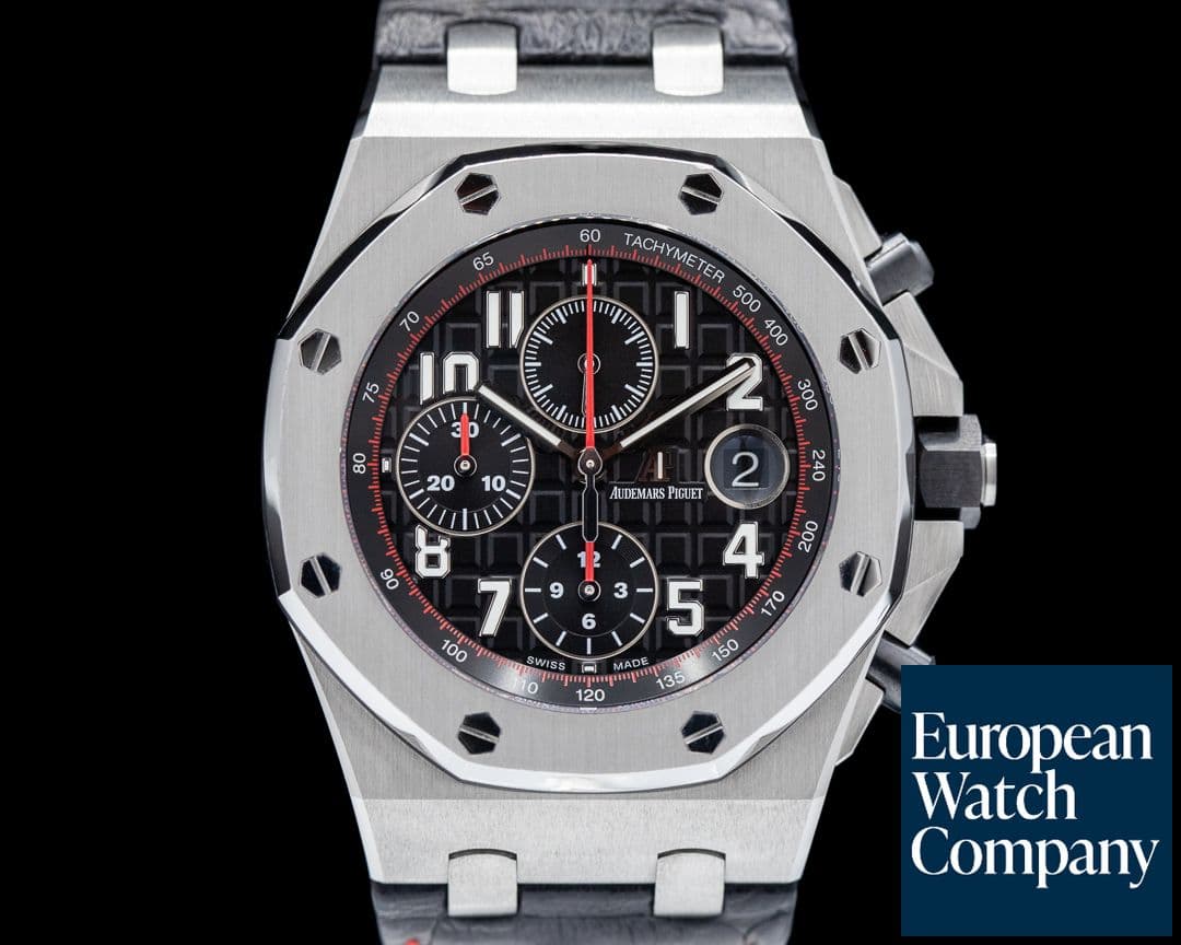 Image of Audemars Piguet Royal Oak Offshore Chronograph "Vampire" SS / Alligator