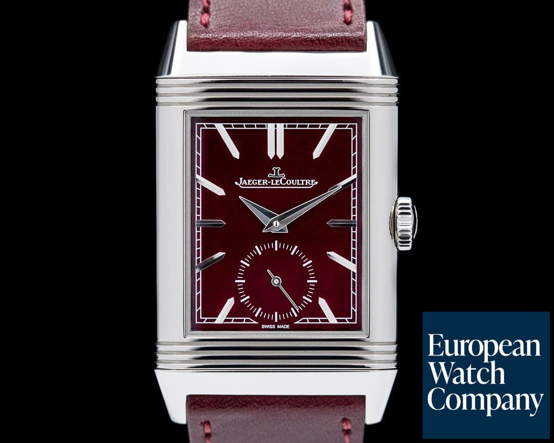 Image of Jaeger LeCoultre Reverso Tribute Small Seconds Burgundy 2021