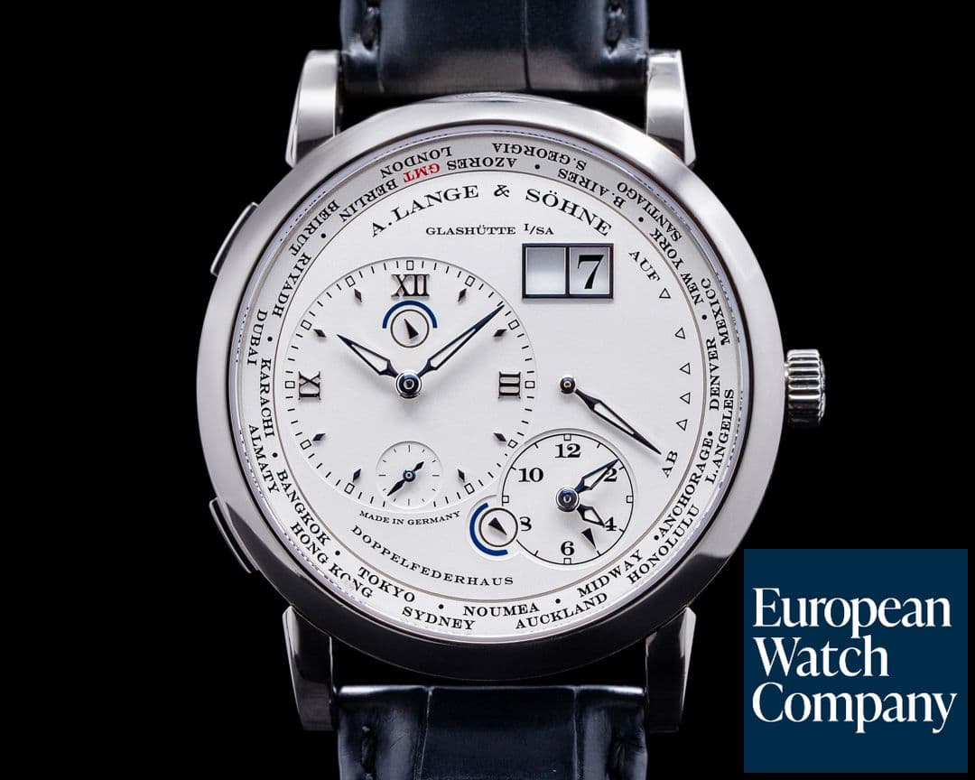 Image of A. Lange and Sohne Lange 1 Time Zone 116.039 18K White Gold