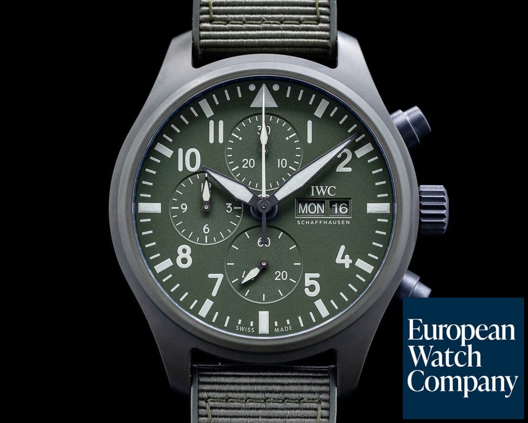 Image of IWC Pilot's Chronograph IW389106 Top Gun Woodland Edition