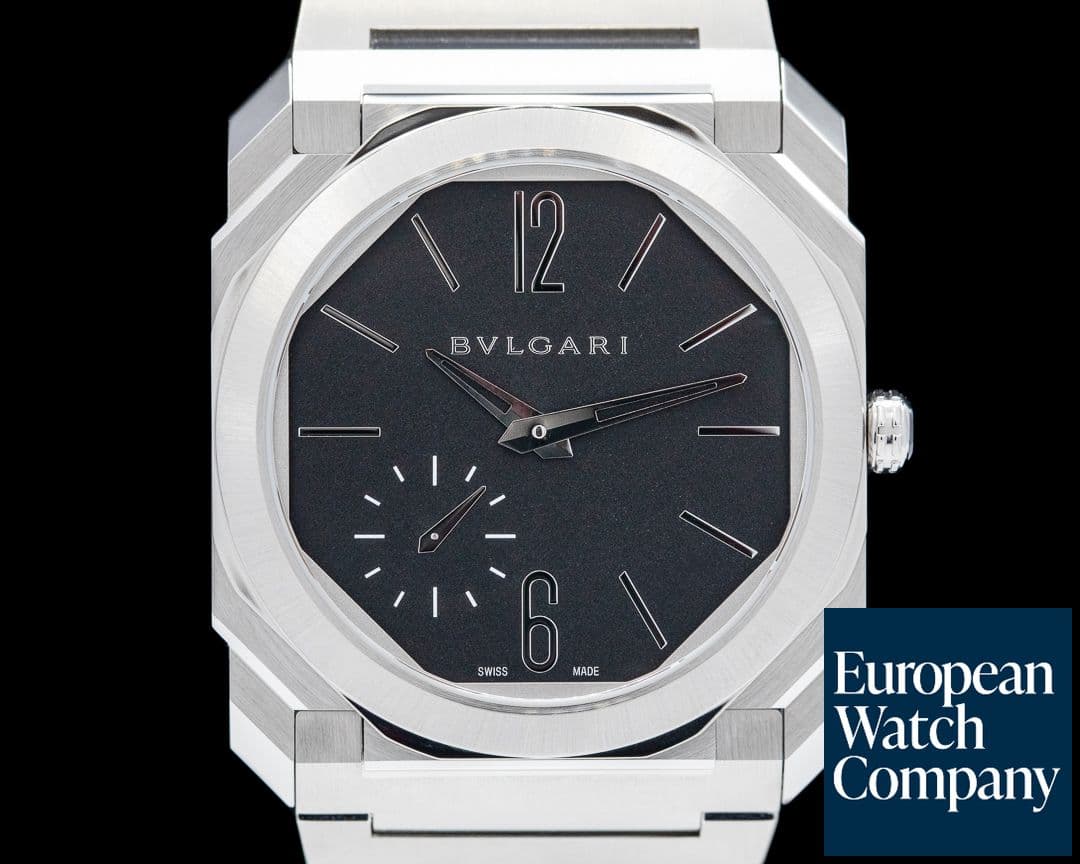 Image of Bulgari Octo Finissimo Extra Thin SS Black Dail 40MM
