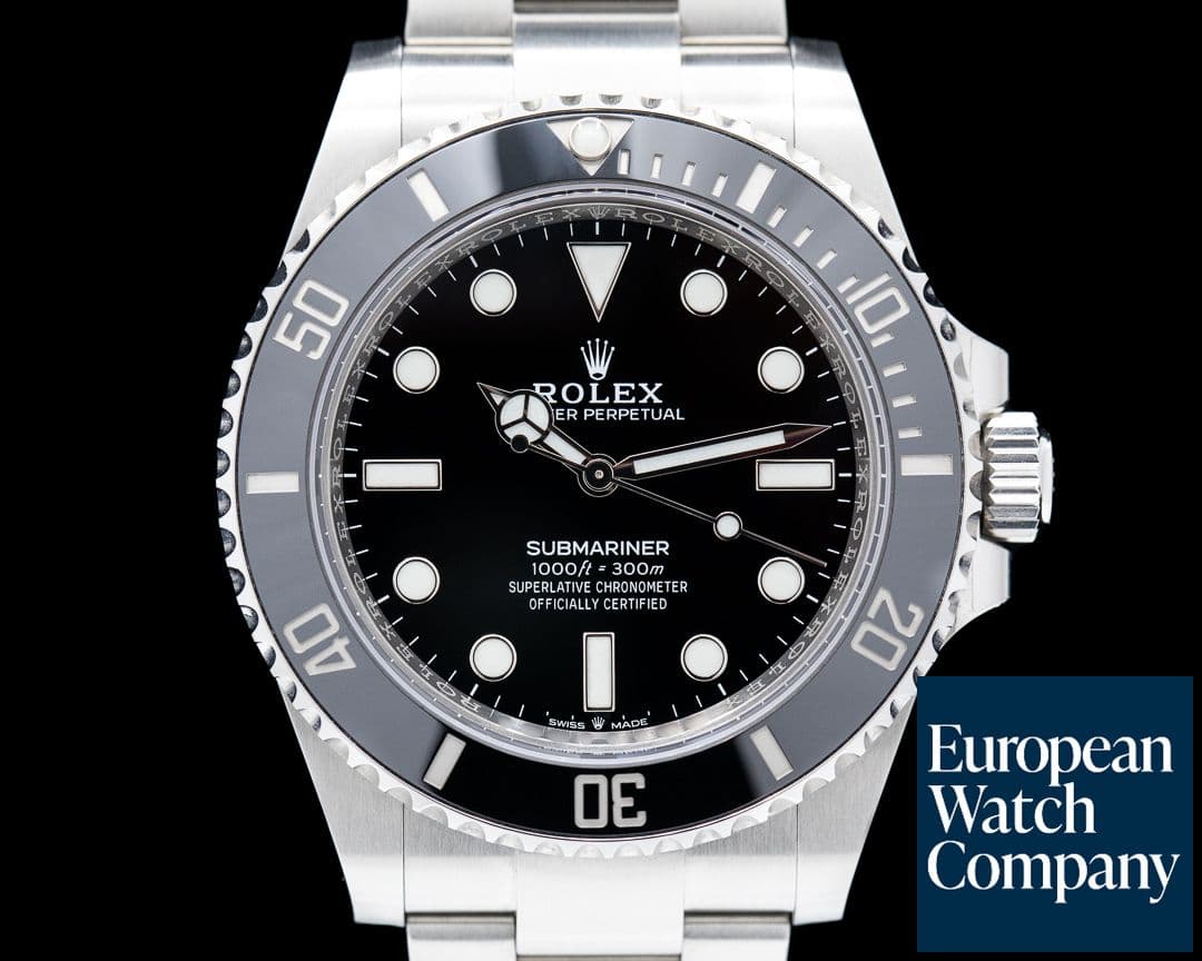 Image of Rolex Submariner 124060 No Date Ceramic Bezel 41MM 