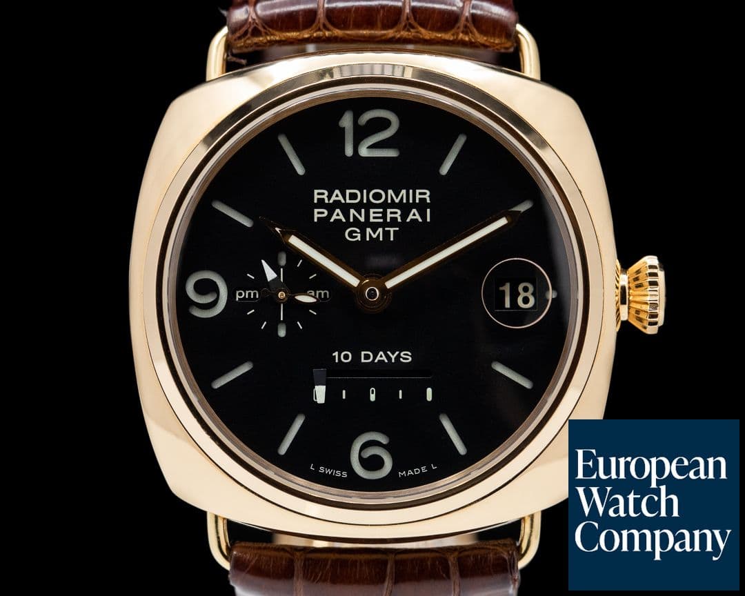 Image of Panerai Radiomir 10 Day GMT 18K Rose Gold