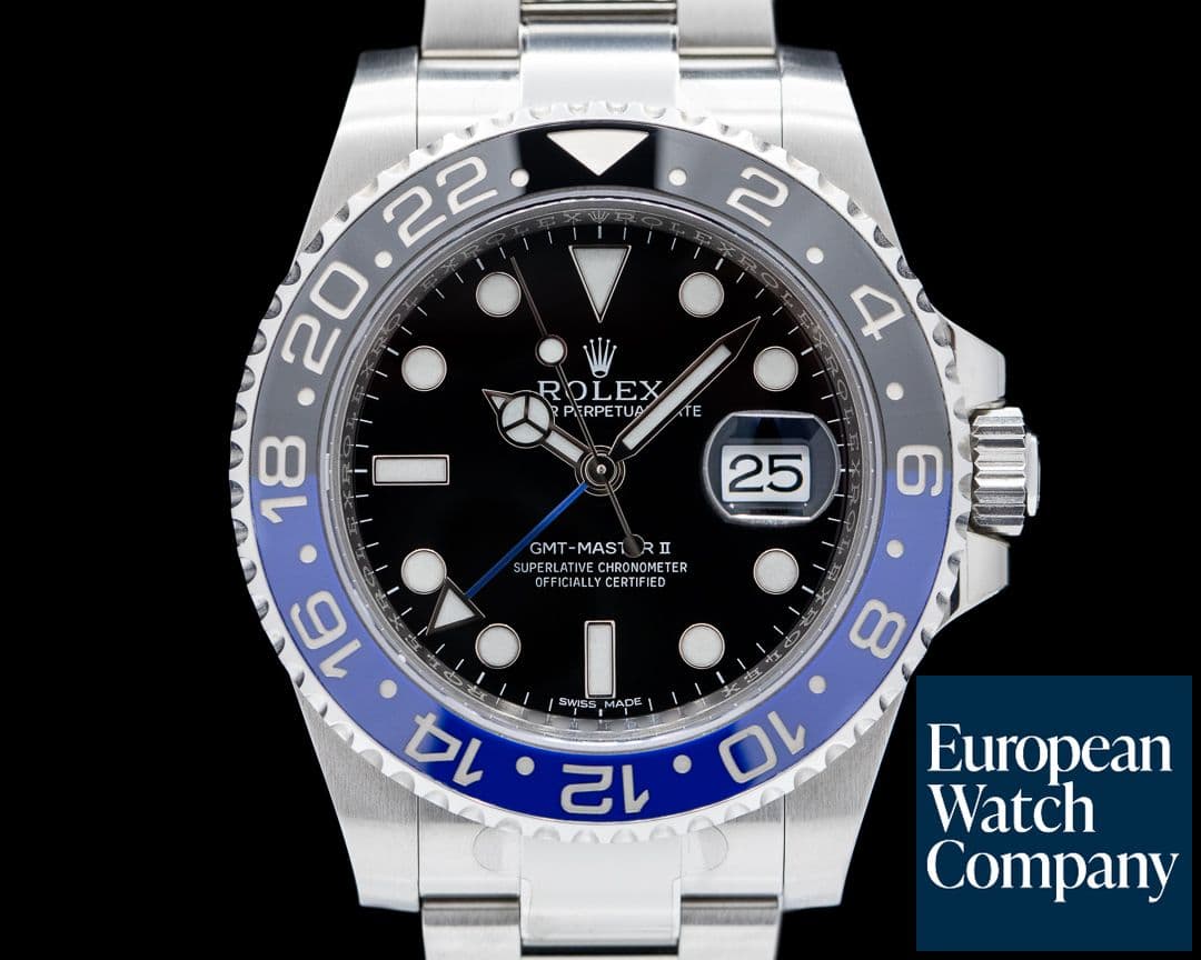 Image of Rolex GMT Master II 116710 Ceramic "Batman" SS 
