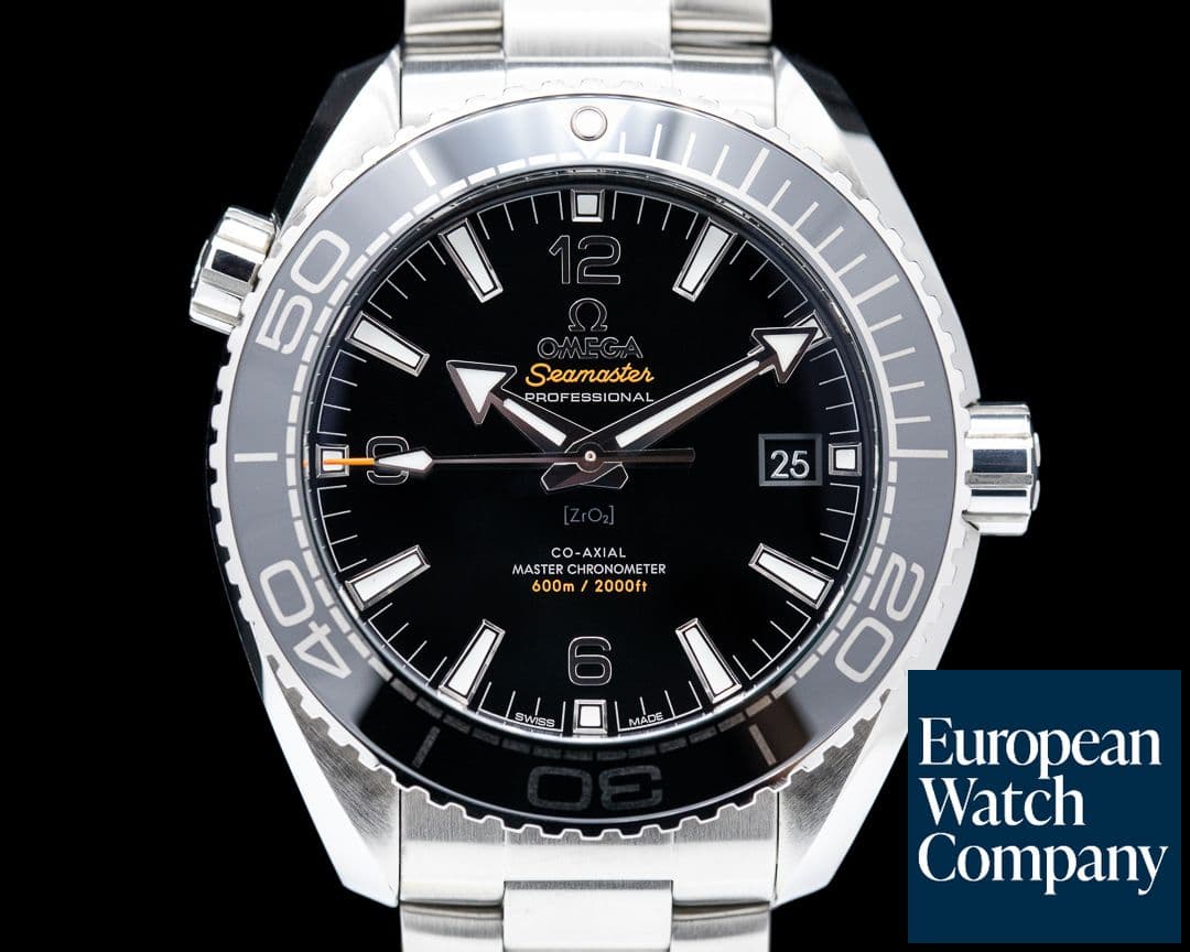 Image of Omega Seamaster Planet Ocean Co-Axial Black Dial SS / SS 2021