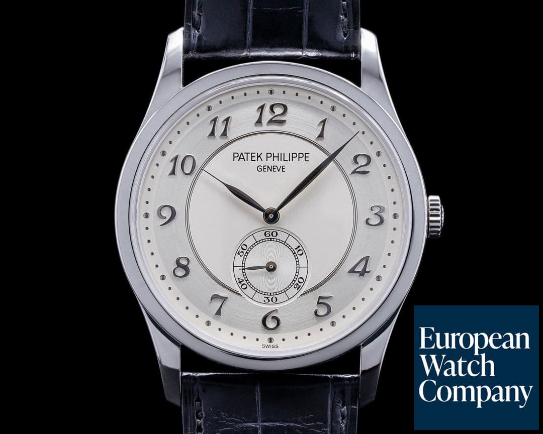Image of Patek Philippe Calatrava Platinum 5196P Silver Dial Arabic Numerals 