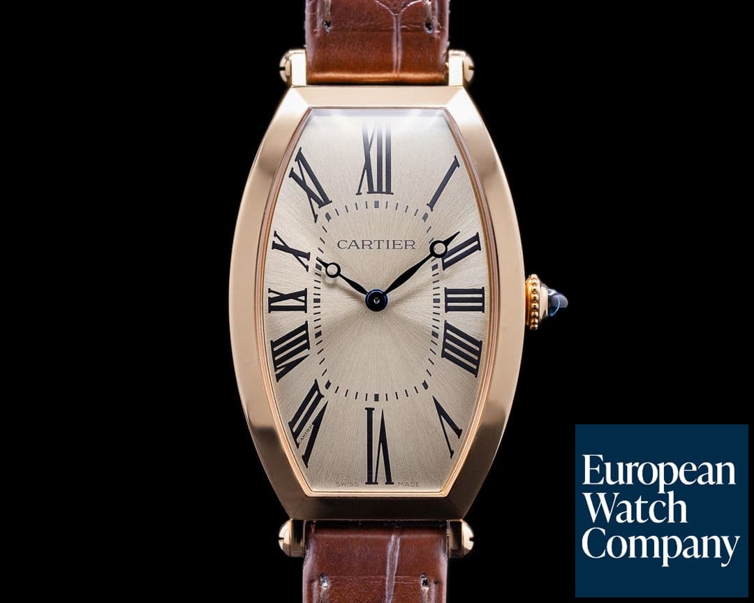 Image of Cartier Cintree Manual Wind Rose Gold WGTN0006 