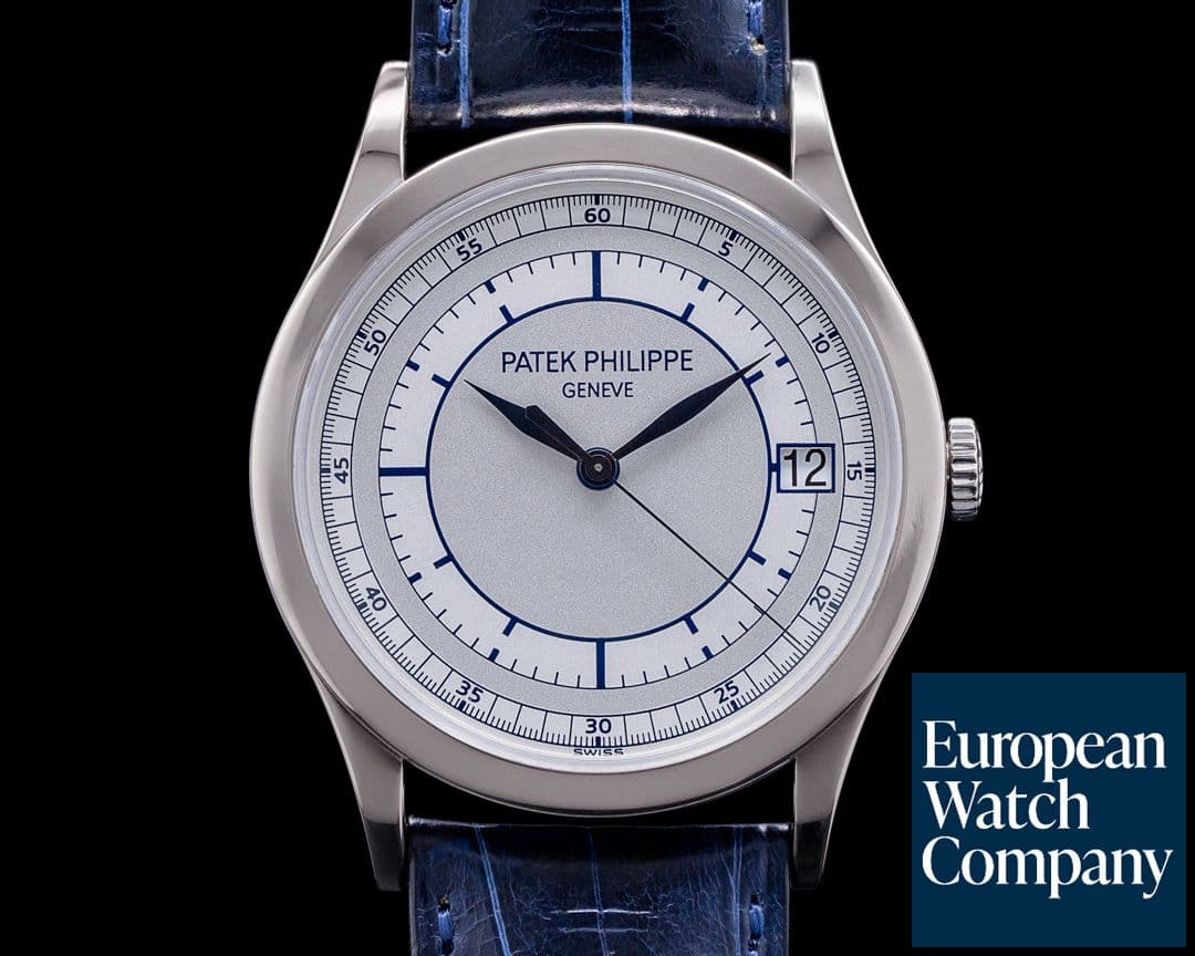 Image of Patek Philippe Calatrava 18K White Gold Sector Dial 