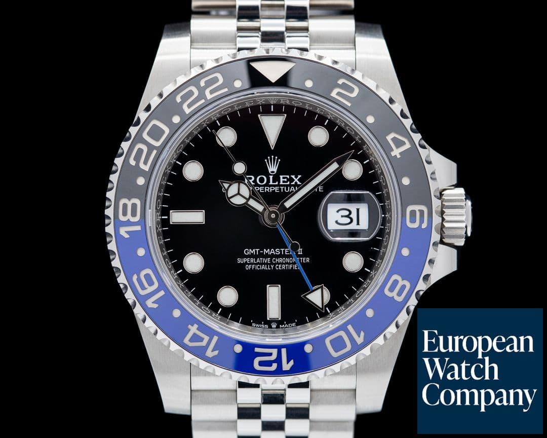 Image of Rolex GMT Master II 126710 Ceramic "Batman" SS  