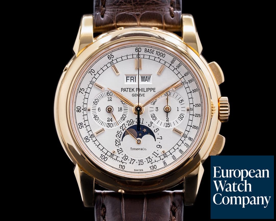 Image of Patek Philippe 5970R-001 "TIFFANY & CO" Perpetual Calendar Chronograph RARE