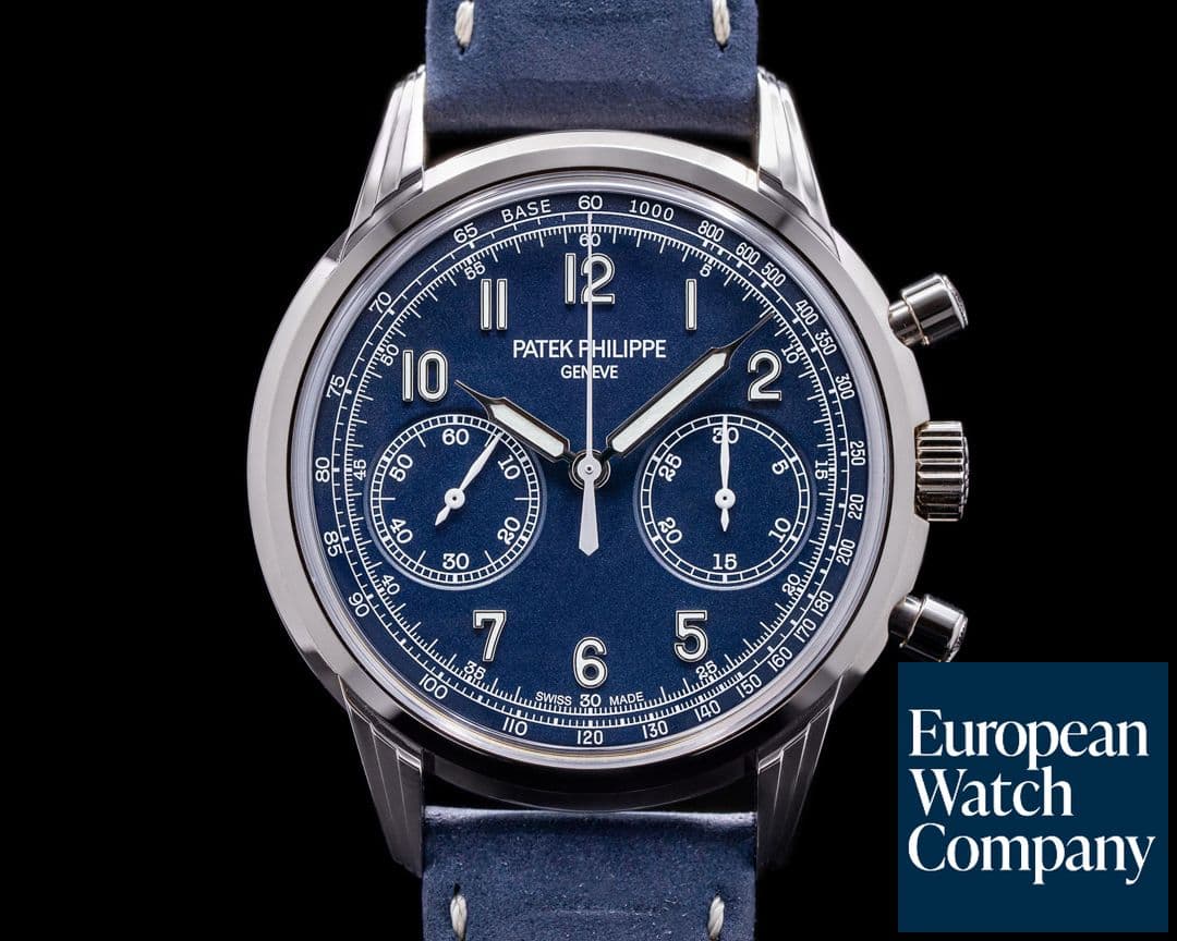 Image of Patek Philippe Chronograph 5172G 18K White Gold Blue Dial 2022