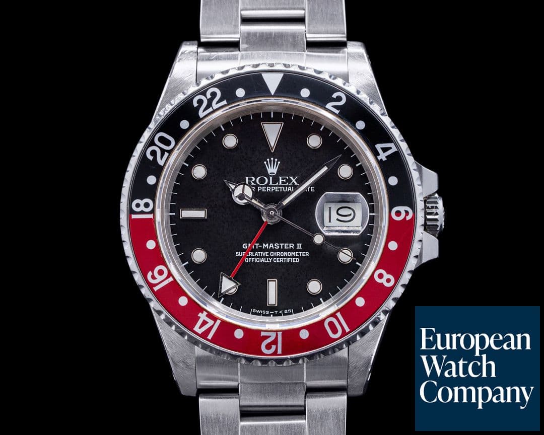 Image of Rolex GMT Master II "FAT LADY" Red / Black Coke 1987 