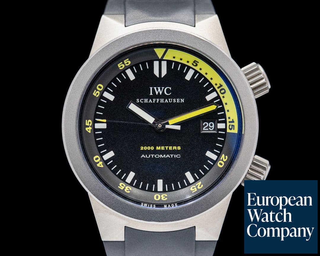 Image of IWC Aquatimer titanium Rubber