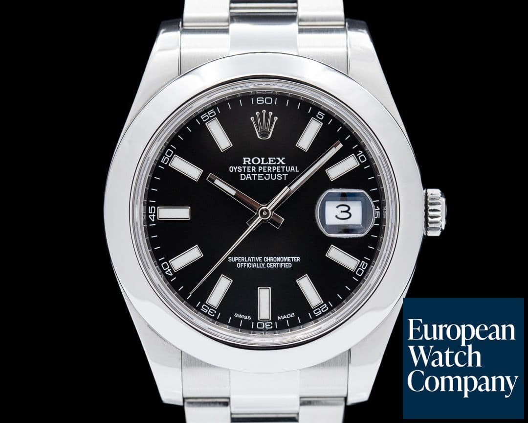 Image of Rolex Datejust II SS Black Dial 