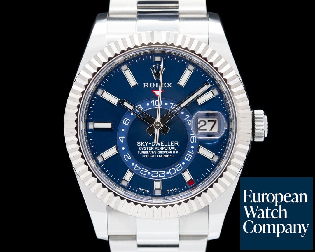 Image of Rolex Sky Dweller 326934 Steel Blue SS / Oyster 2021