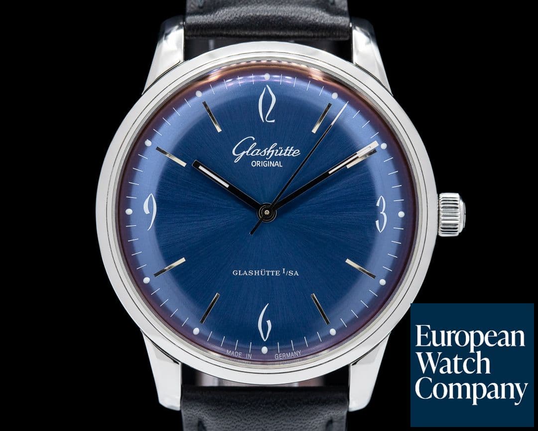 Image of Glashutte Original Senator Sixties SS Blue Dial