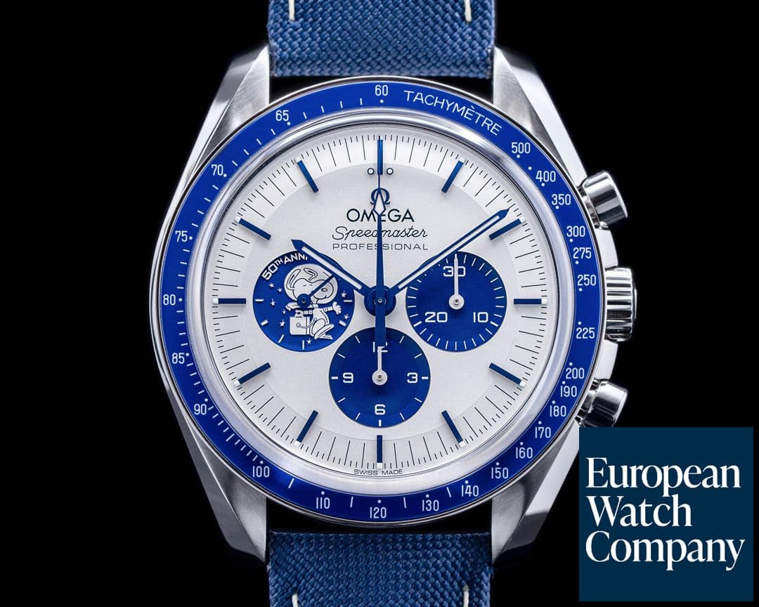 Image of Omega Speedmaster Silver Snoopy Award 50th Anniversary 