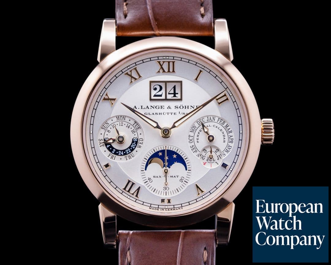 Image of A. Lange and Sohne Langematik Perpetual Calendar 310.032 18K Rose Gold 